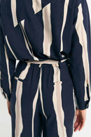 EO PANTS PRINT FLYSCH