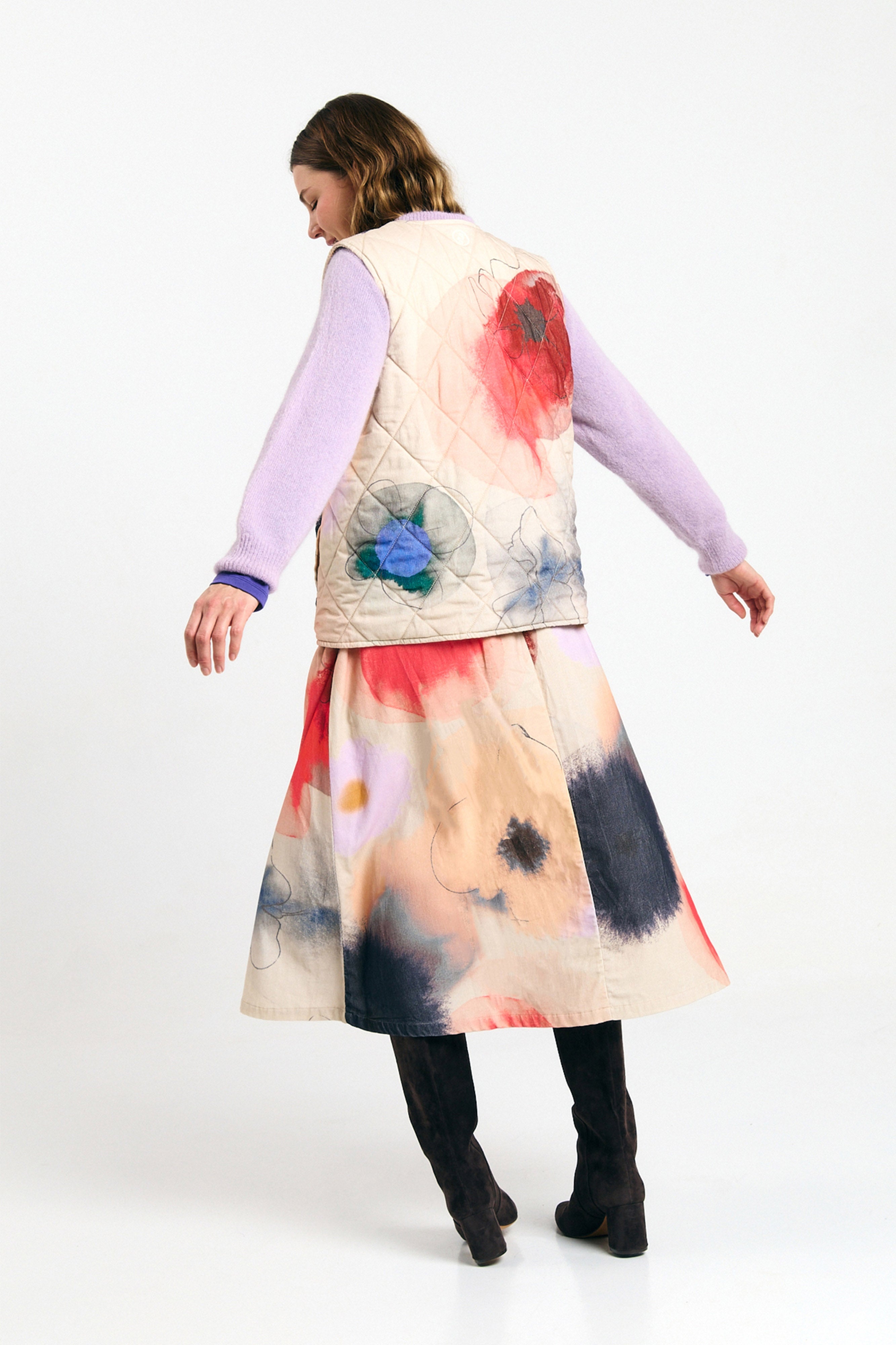 DAX SKIRT PRINT GARDEN