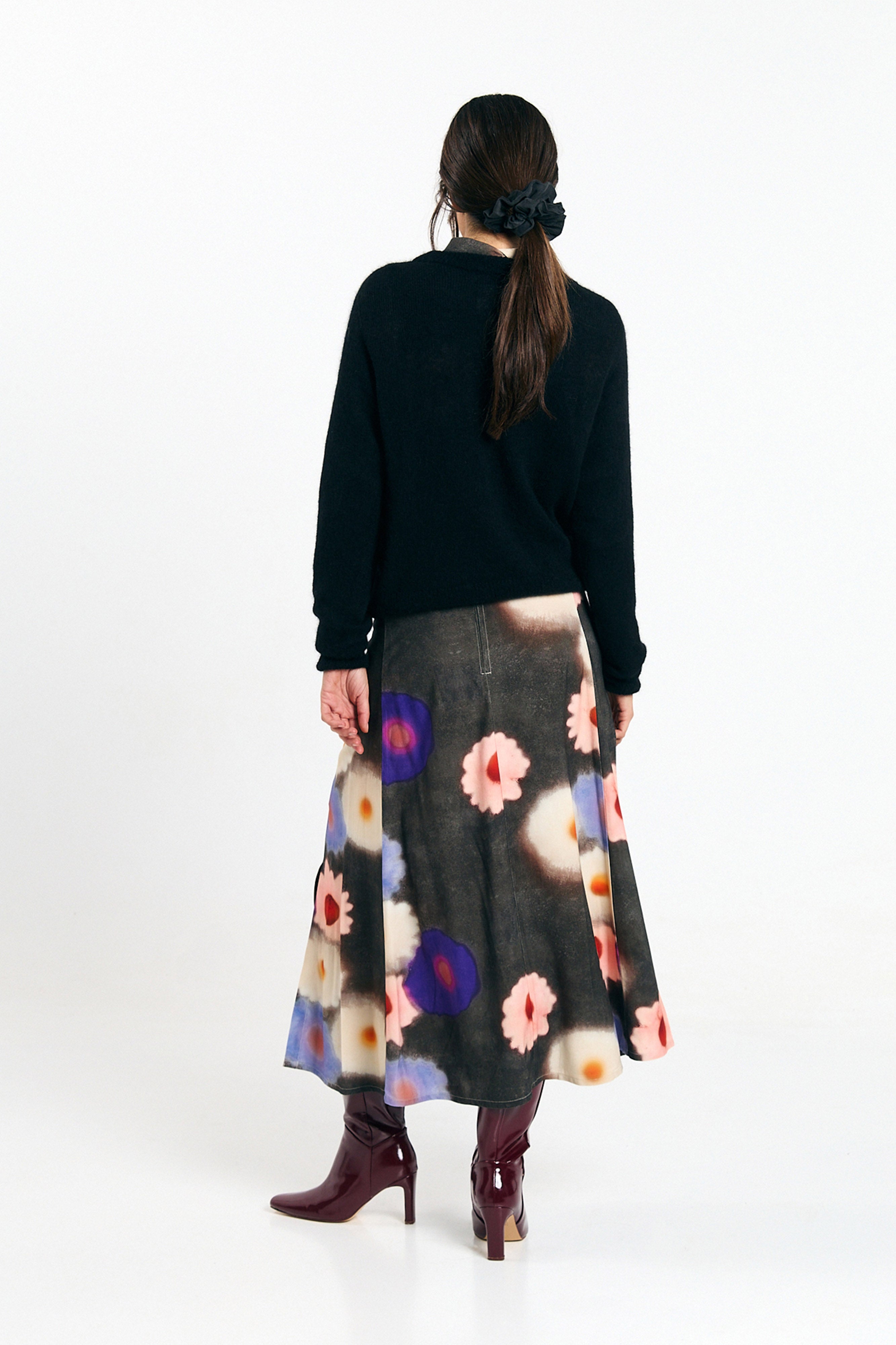 BORNEO SKIRT PRINT BLOSSOM