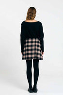 FARO SKIRT CHECK BLACK