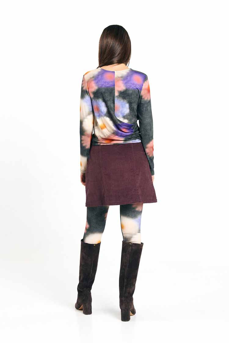 FARO SKIRT CORD BROWN