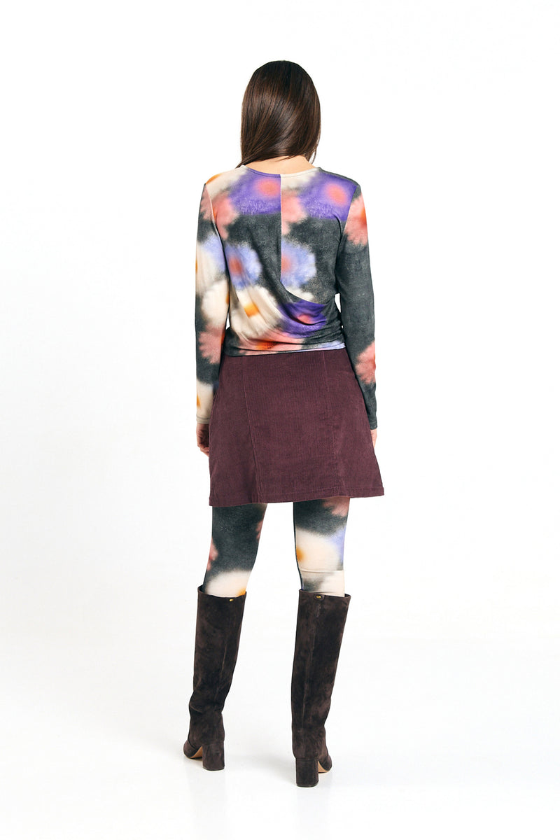 FARO SKIRT CORD BROWN