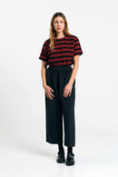 ISQUIA TOP STRIPES BRICK