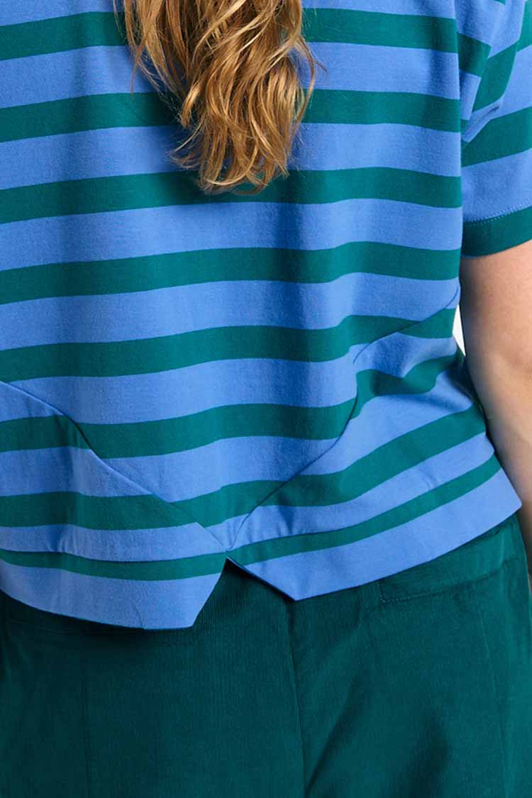 ISQUIA TOP STRIPES GREEN