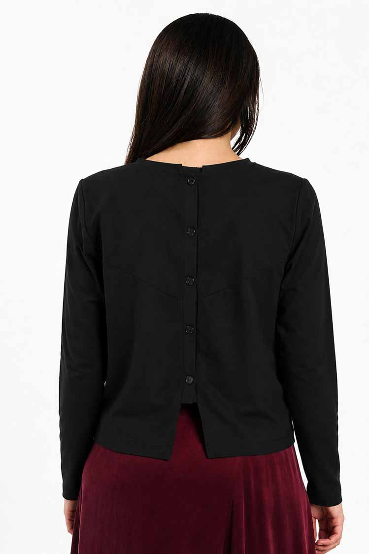 MAIA TOP BLACK