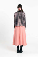VILA SHIRT CHECK BLACK