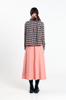 VILA SHIRT CHECK BLACK