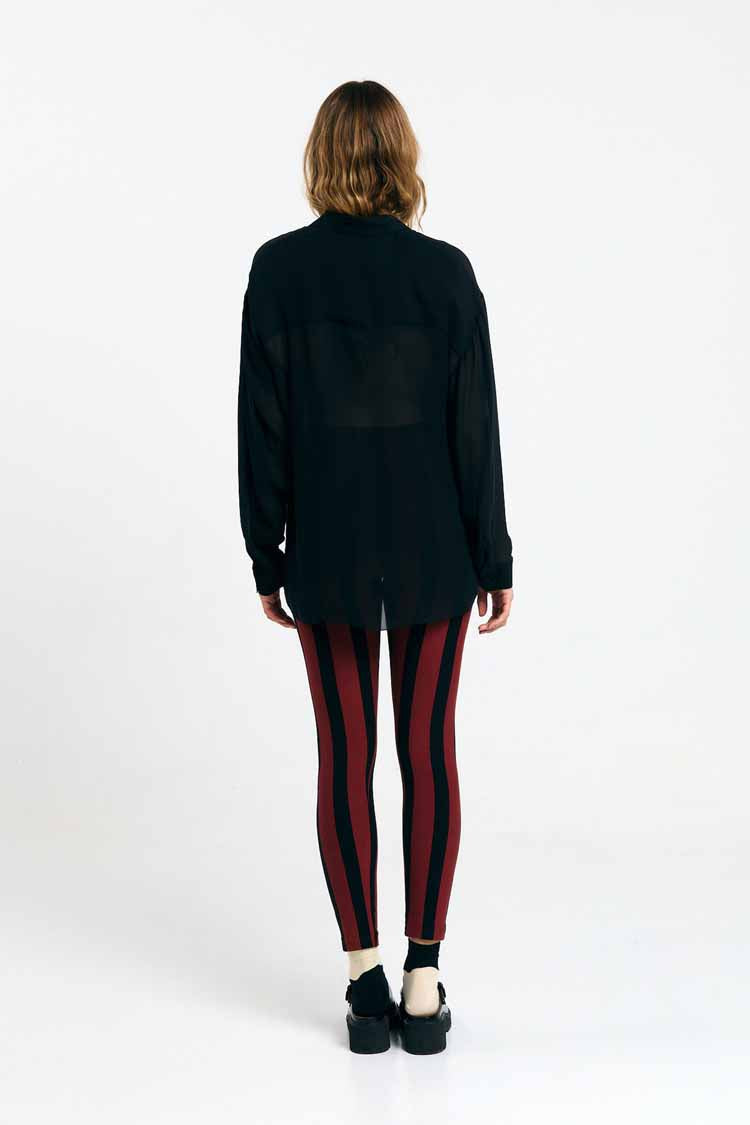 SAMARRA SHIRT SCHIFFON BLACK