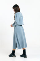 SINTRA BLOUSE BLUE GRAY