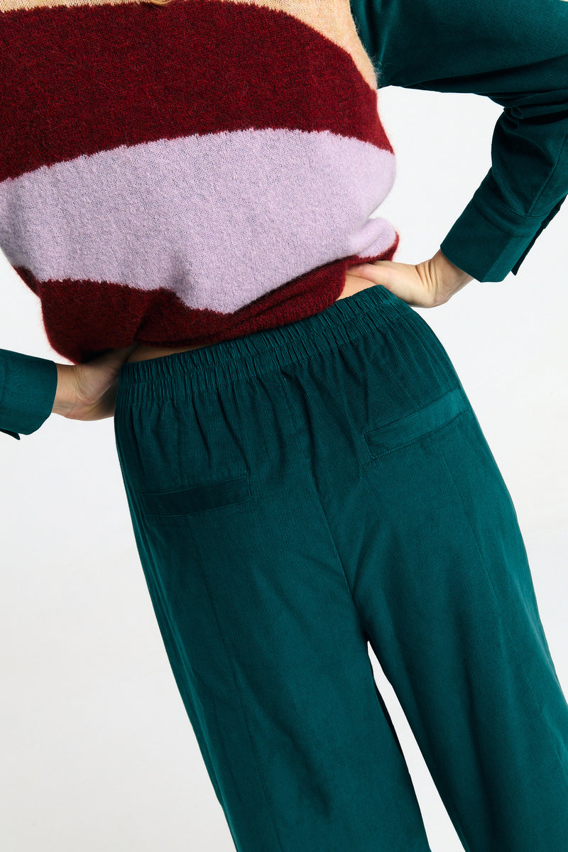 AVIS PANTS DEEP GREEN