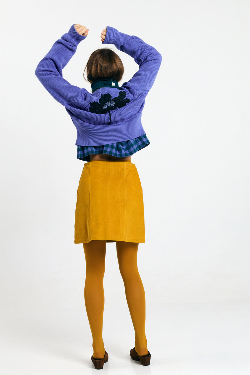 FARO SKIRT CORD MUSTARD