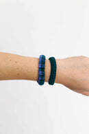 NORE SCRUNCHIES CHECK GREEN+DEEP GREEN