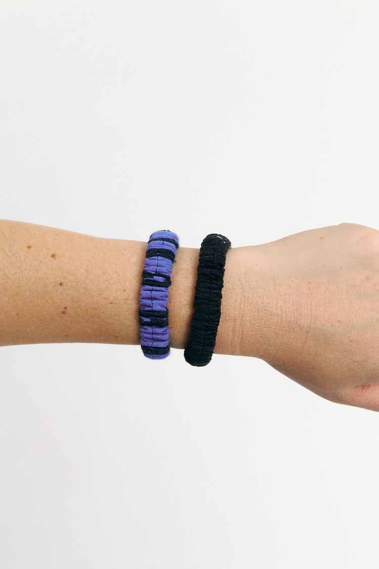 NORE SCRUNCHIES STRIPES+BLACK