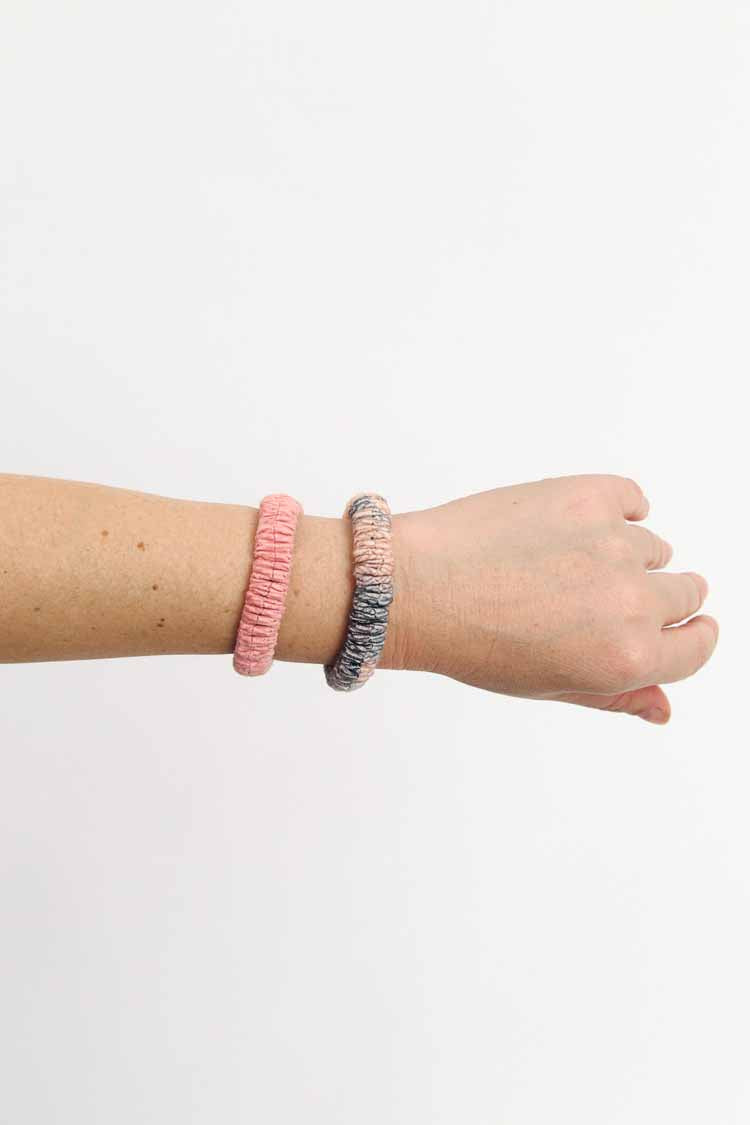 NORE SCRUNCHIES PRINT GARDEN+PINK