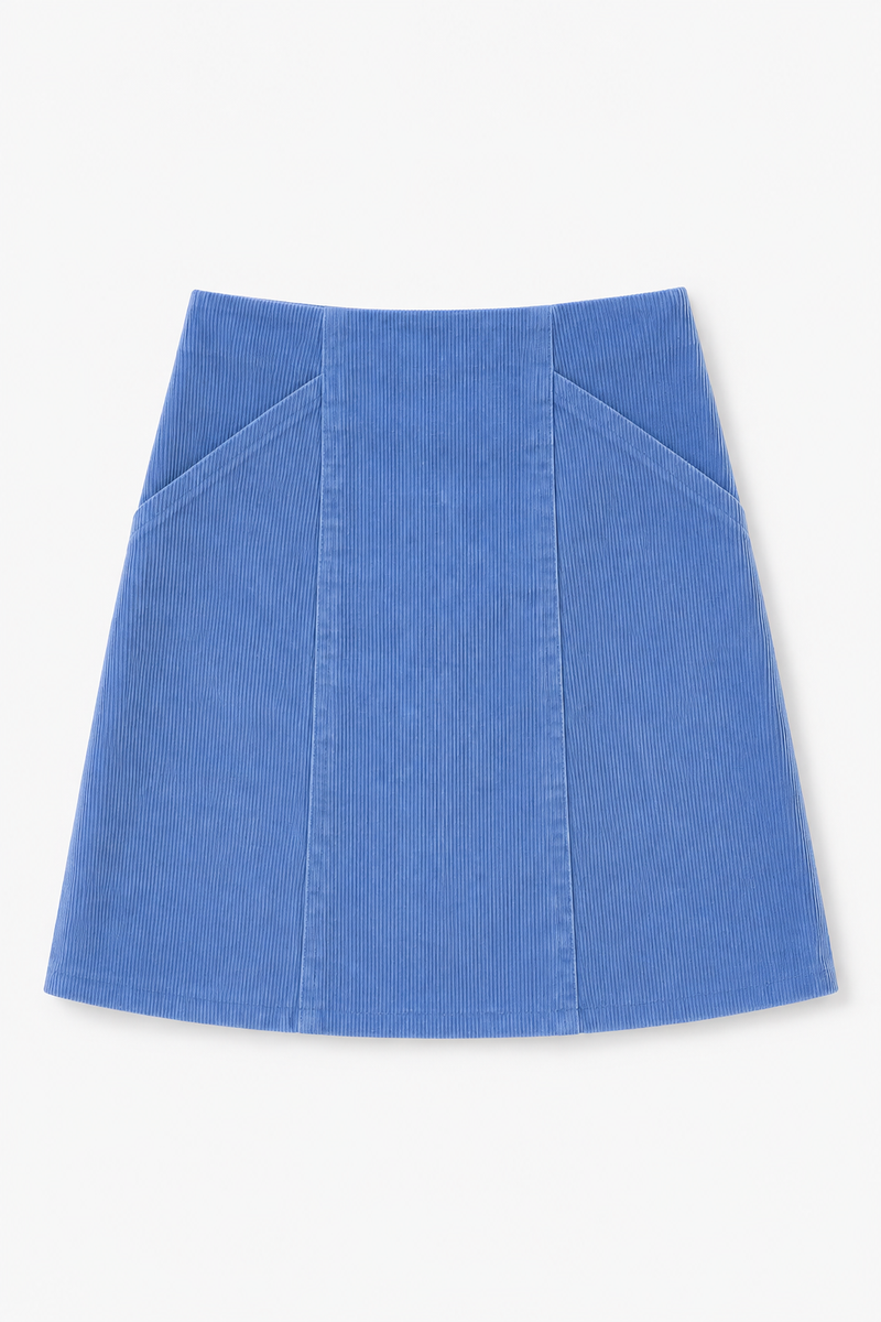 FARO SKIRT CORD MID BLUE