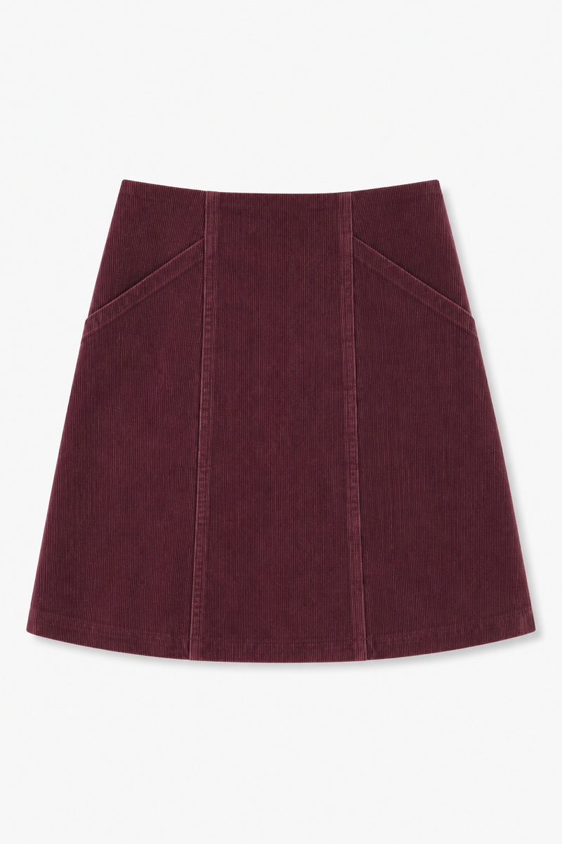 FARO SKIRT CORD BROWN