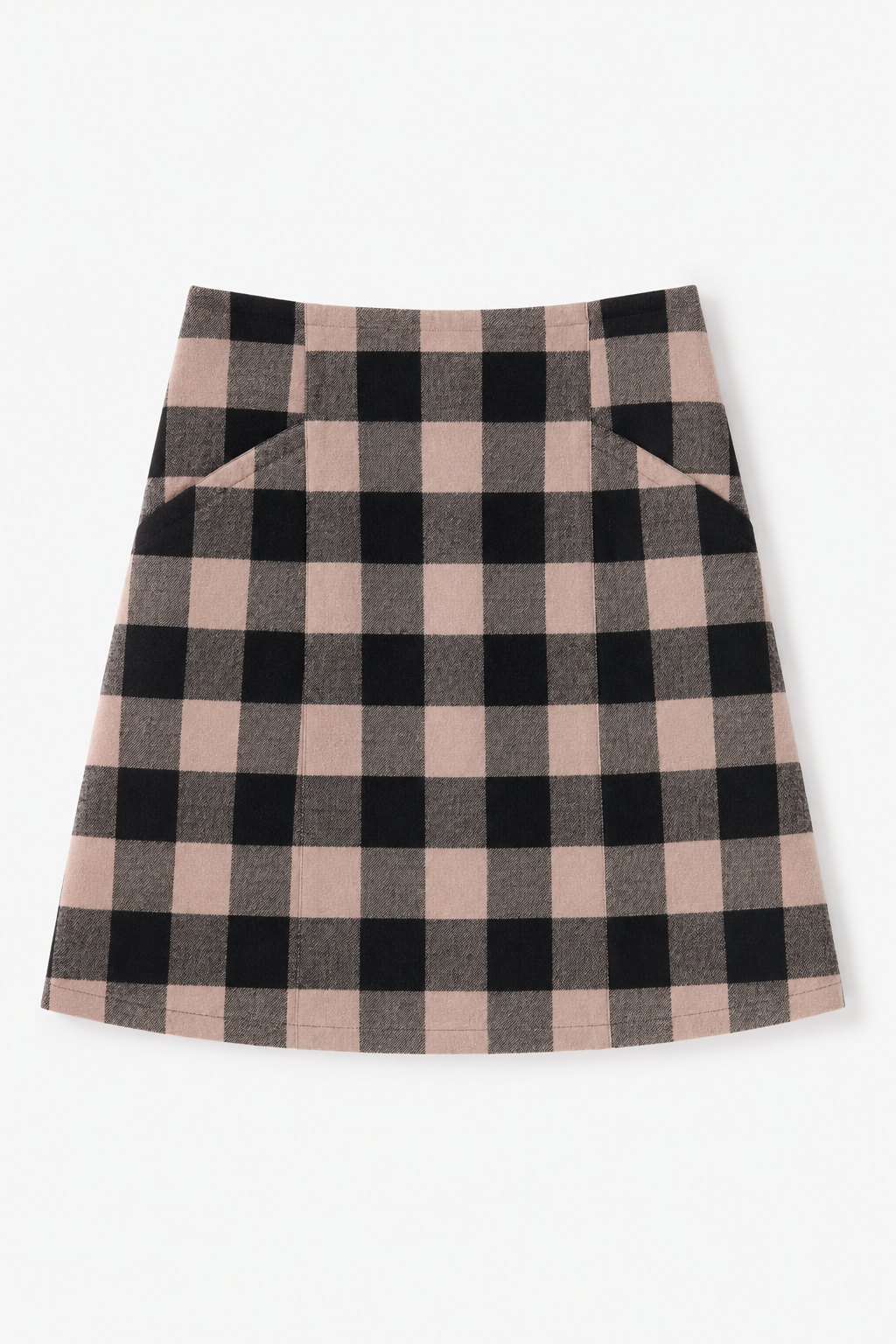 FARO SKIRT CHECK BLACK