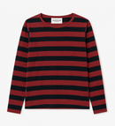 MAIA TOP STRIPES BRICK