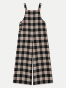 MIRA JUMPSUIT CHECK BLACK