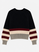 NELAS JUMPER STRIPES BLACK
