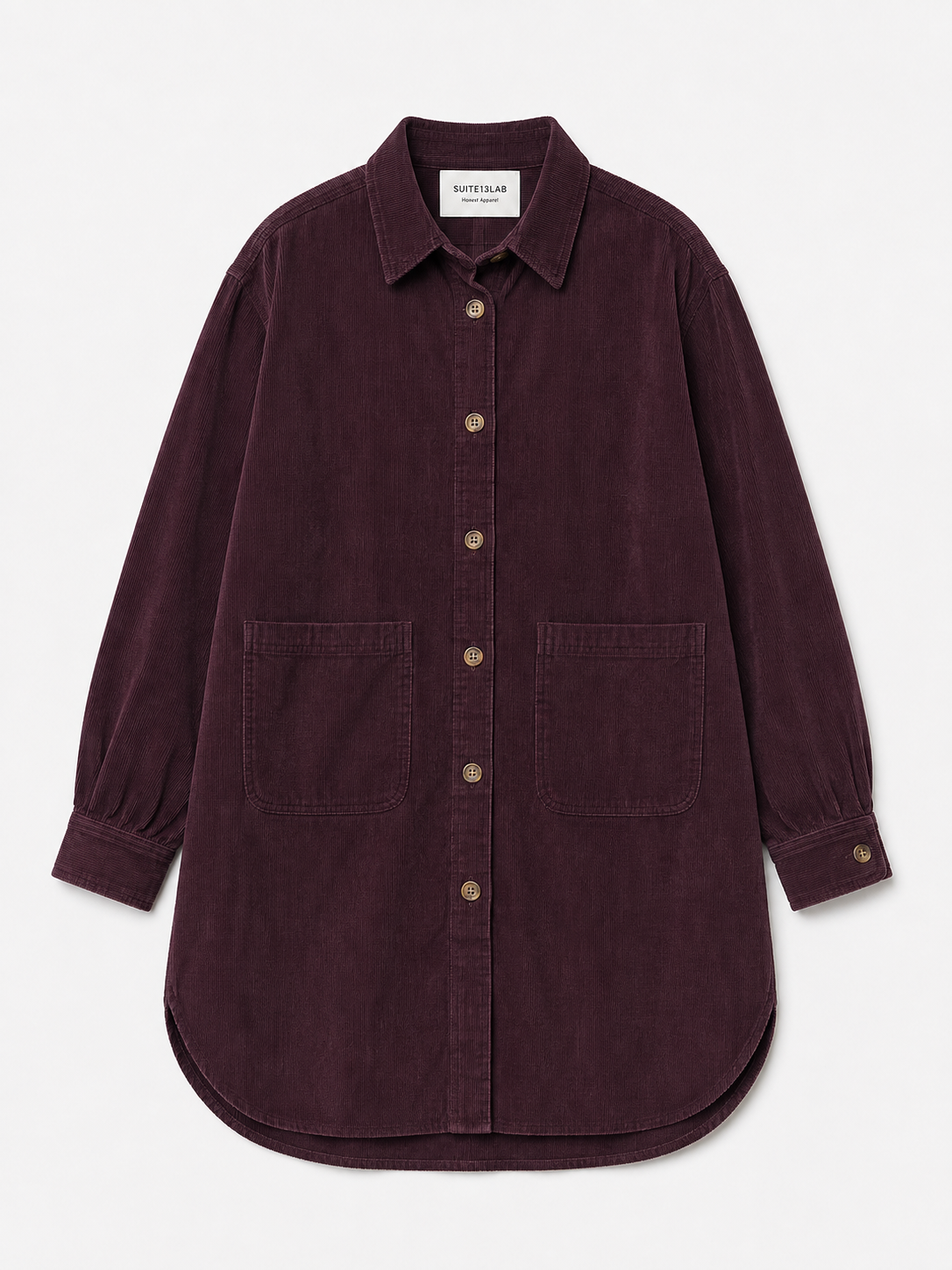 SEIA OVERSHIRT CORD BROWN