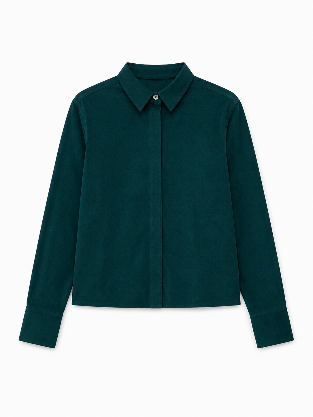 VILA SHIRT DEEP GREEN
