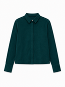 VILA SHIRT DEEP GREEN