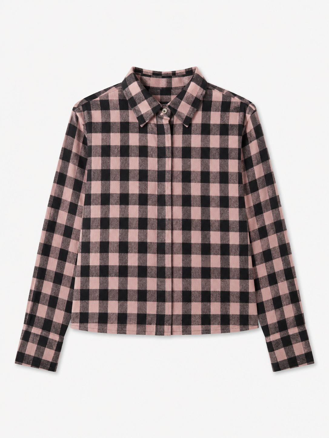 VILA SHIRT CHECK BLACK