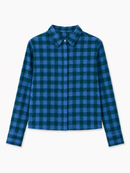 VILA SHIRT CHECK BLUE