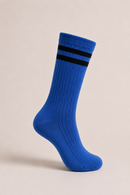 VINTAGE SOCKS WOOL BLUE