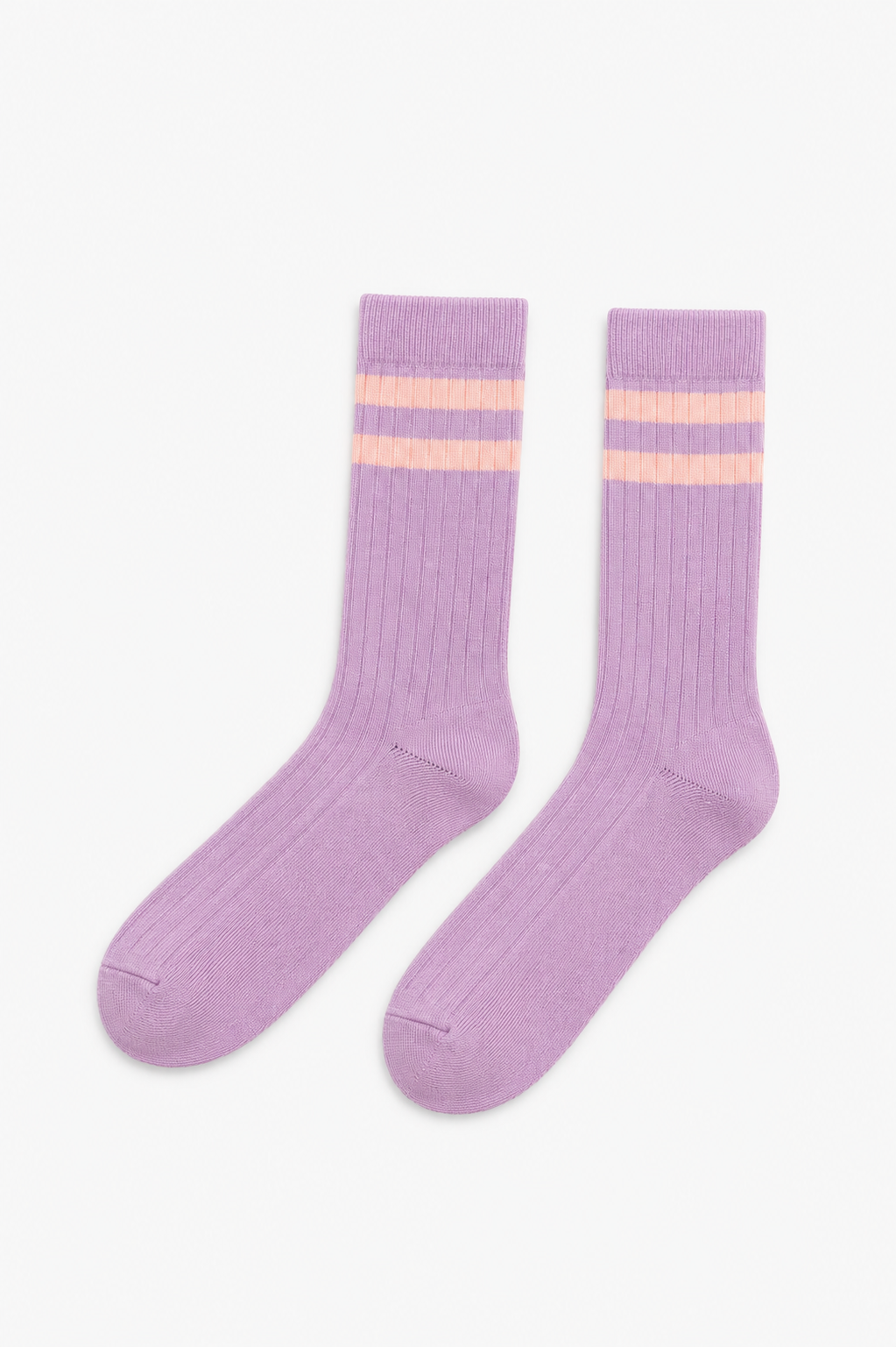 VINTAGE SOCKS WOOL LILAC