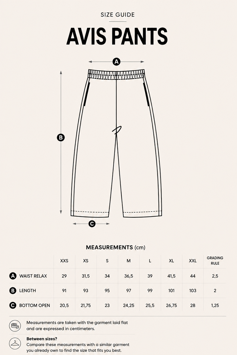 AVIS PANTS BLACK