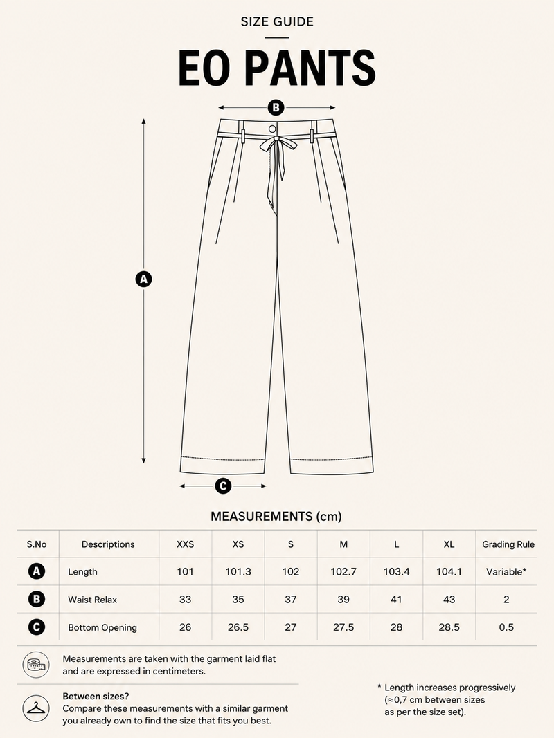 EO PANTS BLACK