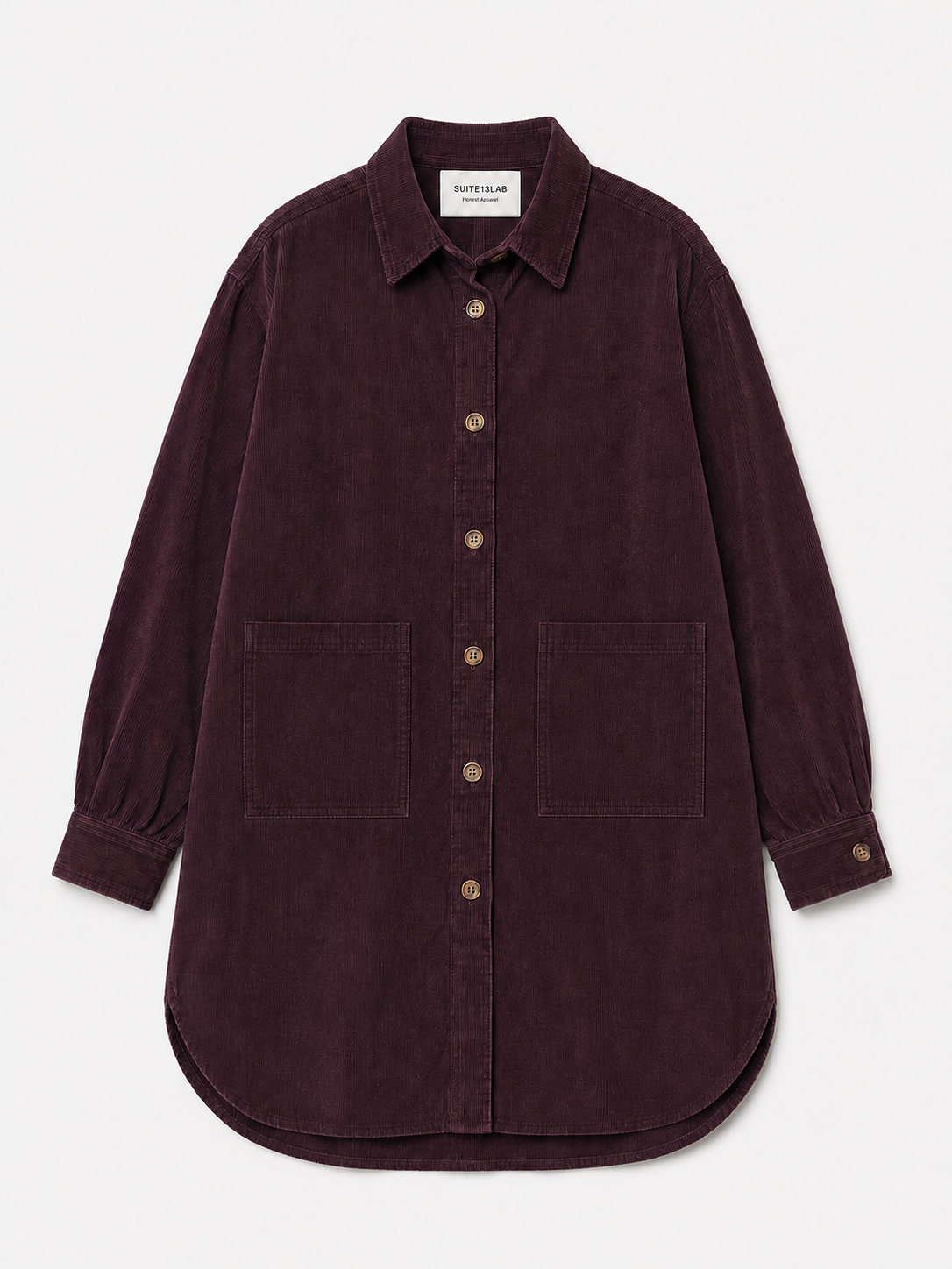 SEIA OVERSHIRT CORD BROWN