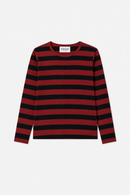 MAIA TOP STRIPES BRICK