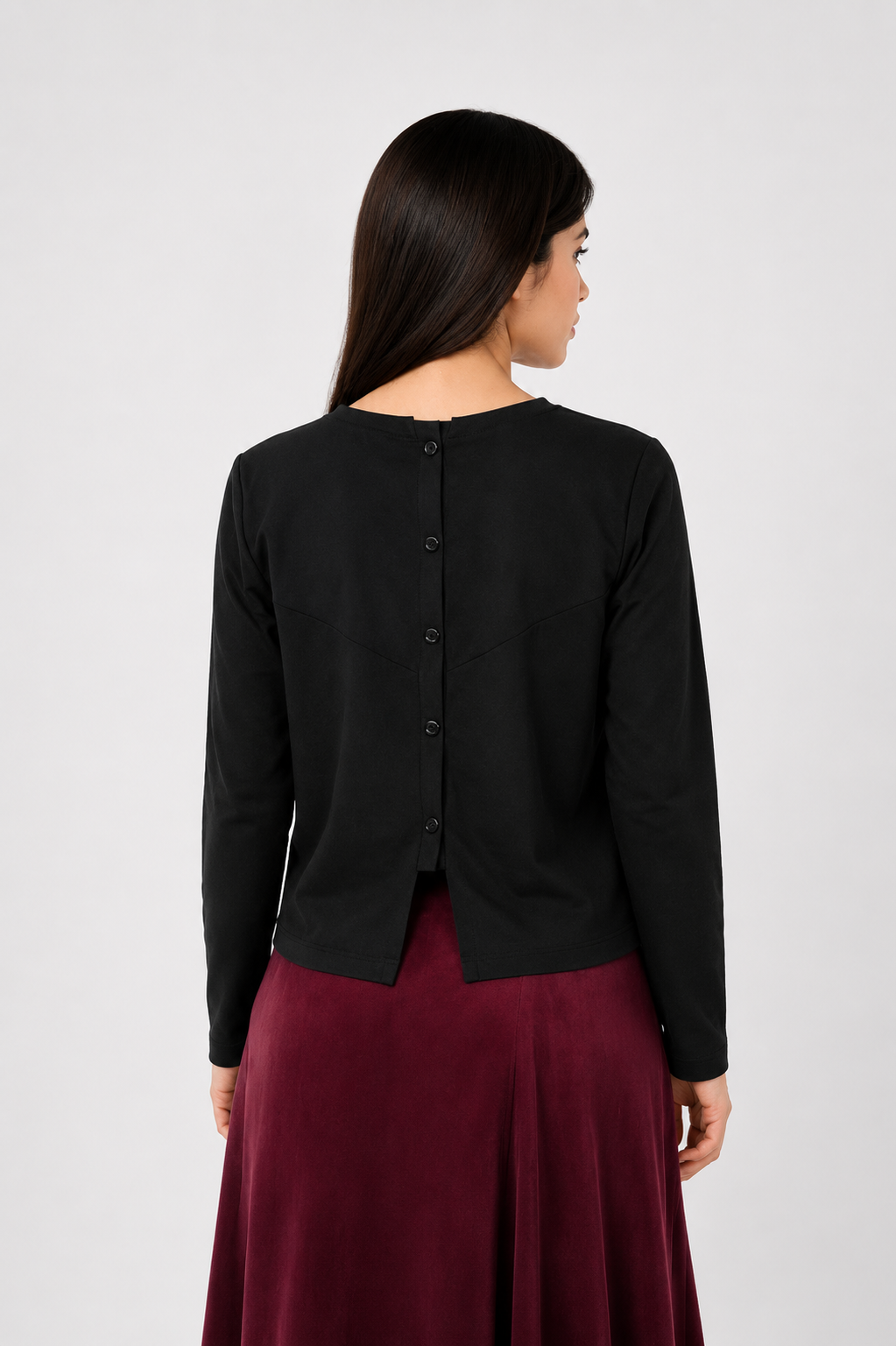 MAIA TOP BLACK