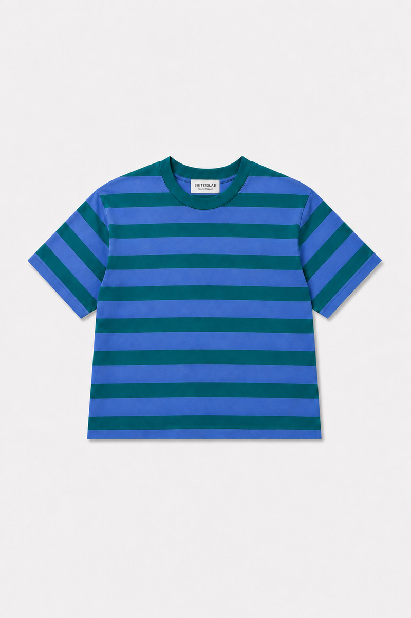 ISQUIA TOP STRIPES GREEN