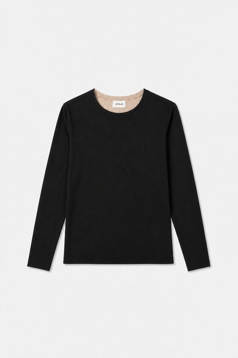 BALAO TOP BICOLOR BLACK