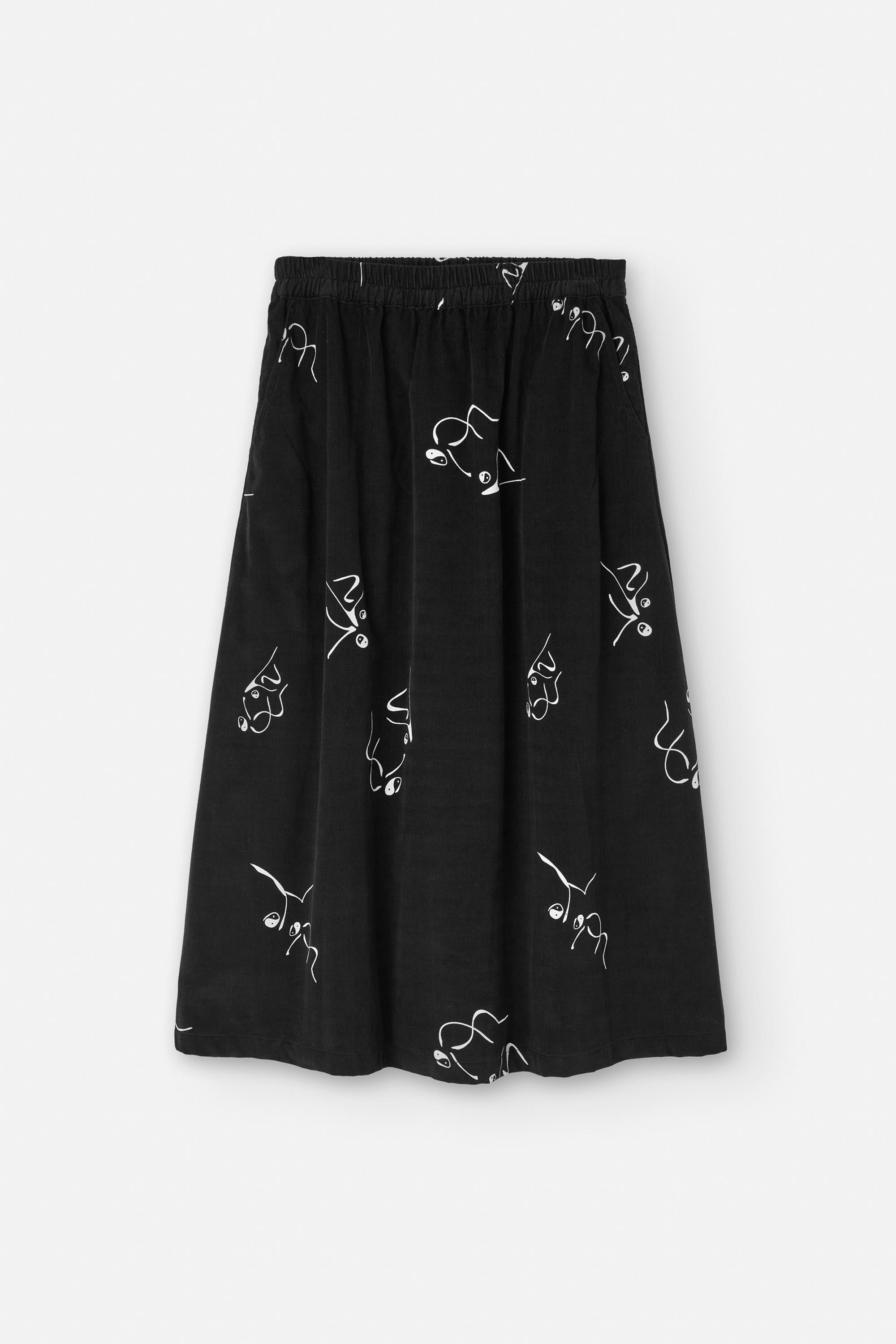 DAX SKIRT CORD PRINT DANCERS