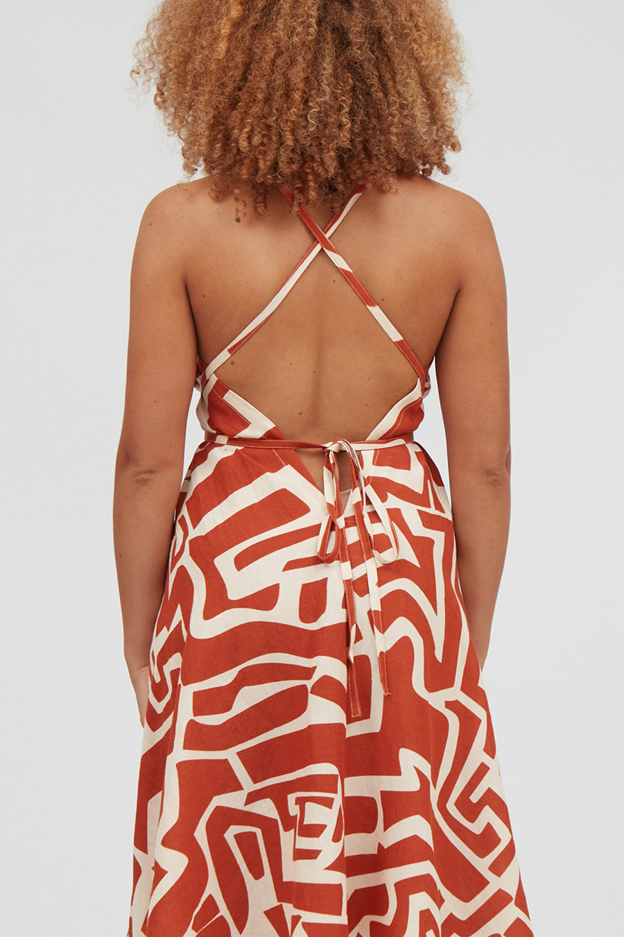 VESTIDO MP CORTO LINO VISCOSA PRINT