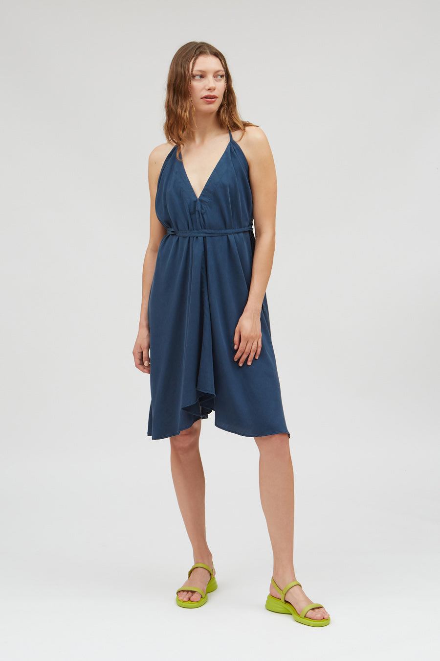 VESTIDO MP CORTO TENCEL BLUE NIGHT