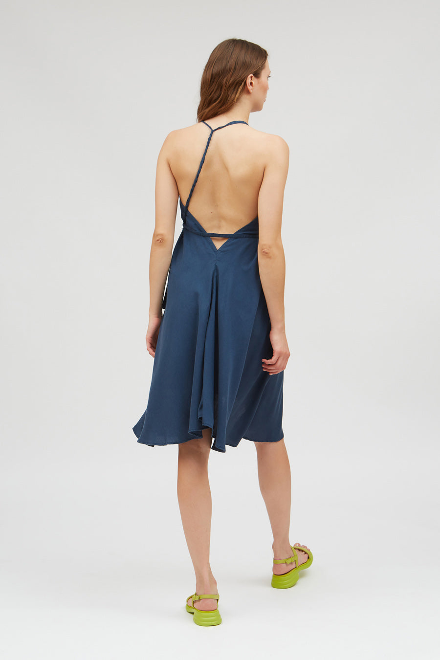VESTIDO MP CORTO TENCEL BLUE NIGHT