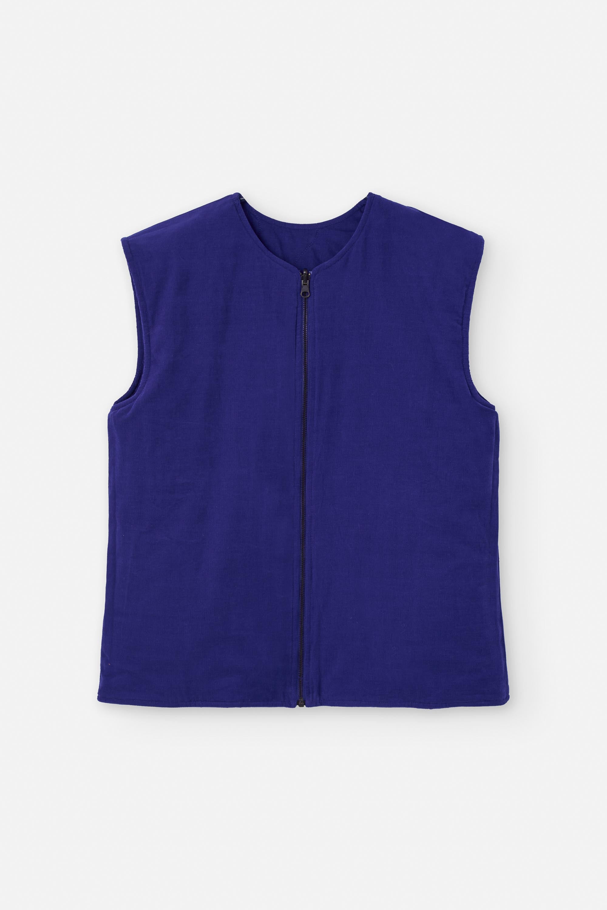DAVIE VEST CORD ROYAL BLUE