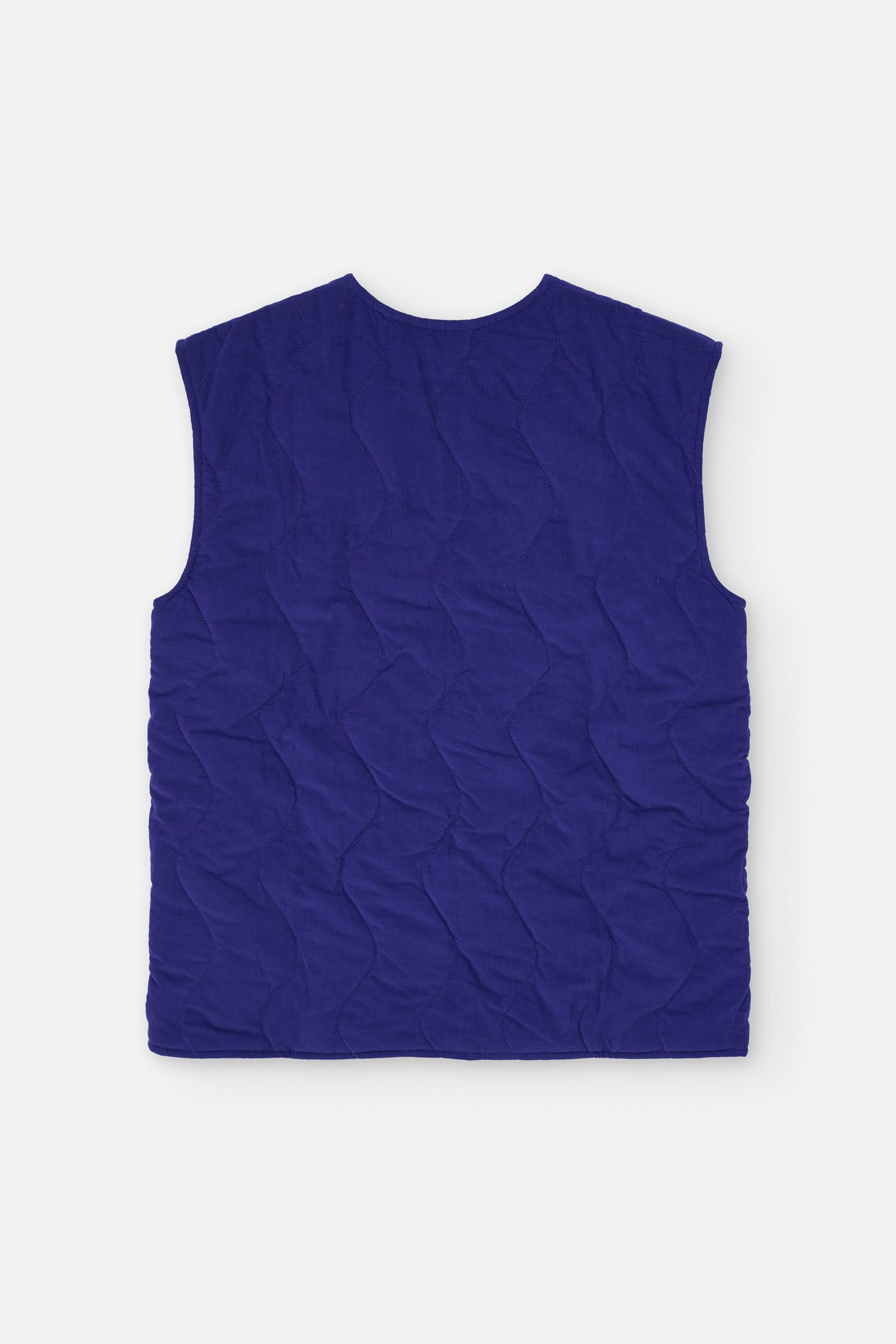 DAVIE VEST CORD ROYAL BLUE