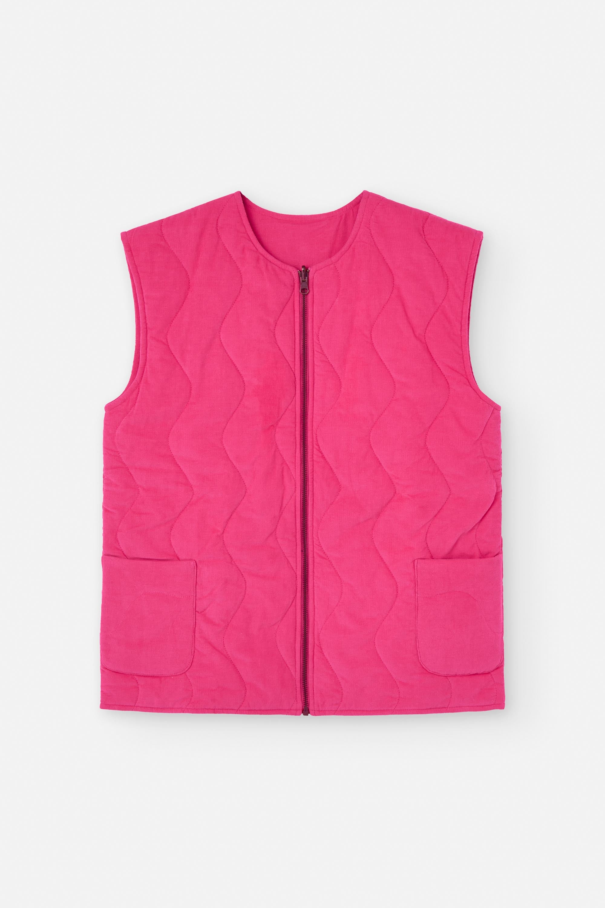 DAVIE VEST CORD PINK