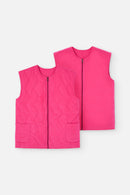 DAVIE VEST CORD PINK