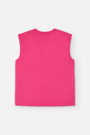 DAVIE VEST CORD PINK
