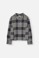 SENS SHIRT FLANNEL CHECK BLACK