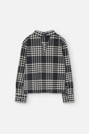 SENS SHIRT FLANNEL CHECK BLACK