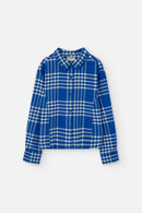 SENS SHIRT FLANNEL CHECK BLUE